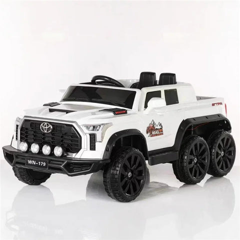 11Cart 6-Wheel 12V Electric Ride-On Truck for Kids with Remote Control & Suspension