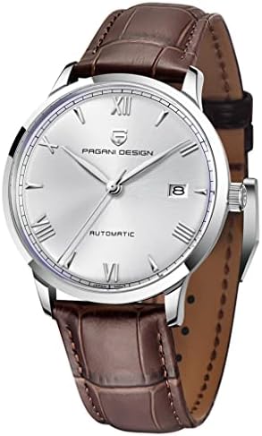 Pagani Design 1759 Automatic Men's Watches Fashion Dress Self-Winding Watch Leather Strap 100 m Waterproof Casual Style