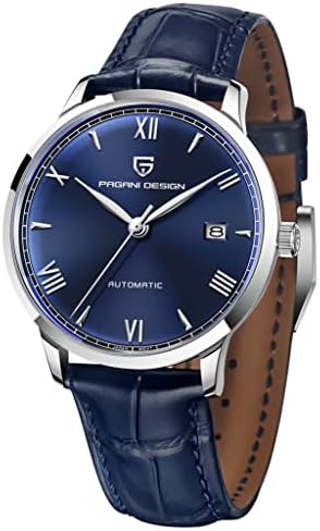 Pagani Design 1759 Automatic Men's Watches Fashion Dress Self-Winding Watch Leather Strap 100 m Waterproof Casual Style