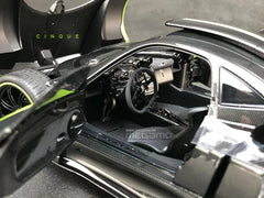 1/18 Almost Real AR+ Pagani Zonda Cinque Coupe 2009 White Diecast Full Open