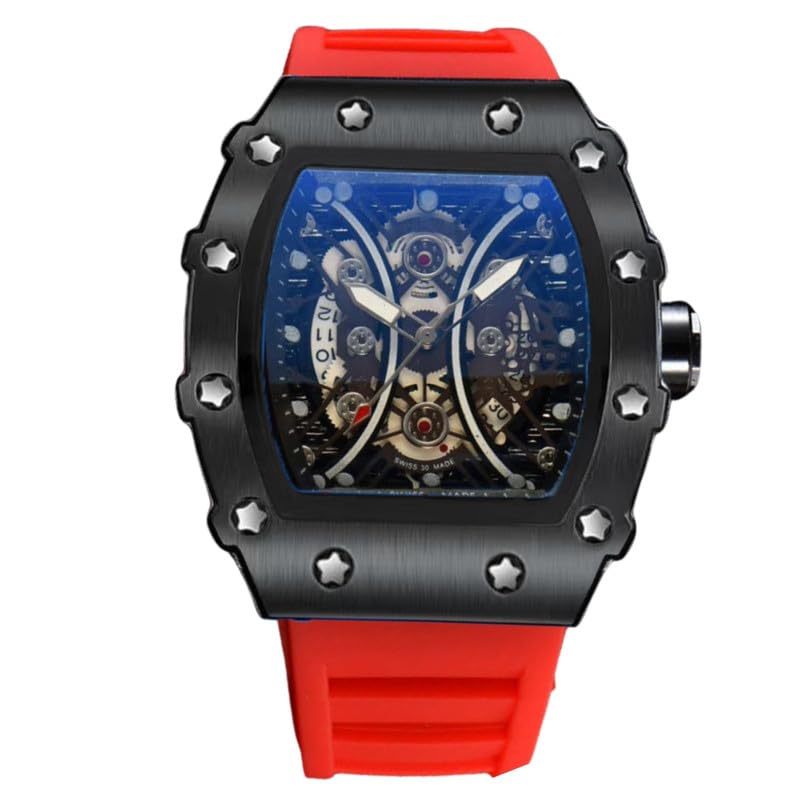 Men's Analog Watch with Calendar Casual Wrist Watch with Date Display and Strap Closure