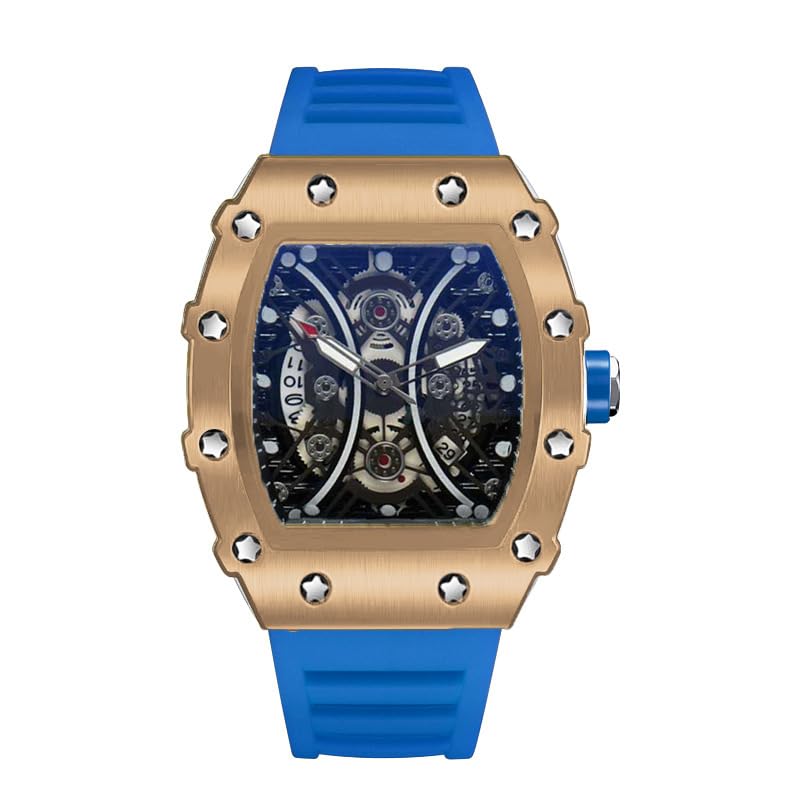 Men's Analog Watch with Calendar Casual Wrist Watch with Date Display and Strap Closure