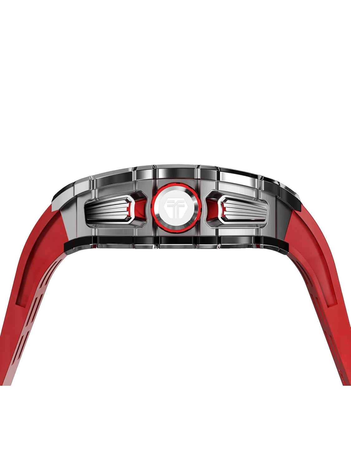 TSAR BOMBA Mens Watches Luxury Tonneau Watches for Men Waterproof 50M Analog Watch Chronograph Calendar Date Men’s Dress Business Work Watch Diver Large Square Face Wristwatch