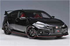 1 18 for Honda Civic Type R FK8 2021 Car Model Alloy Collection Model Diecast Car Enthusiast Collectible Ornaments Simulation Vehicle Playset(Yellow)