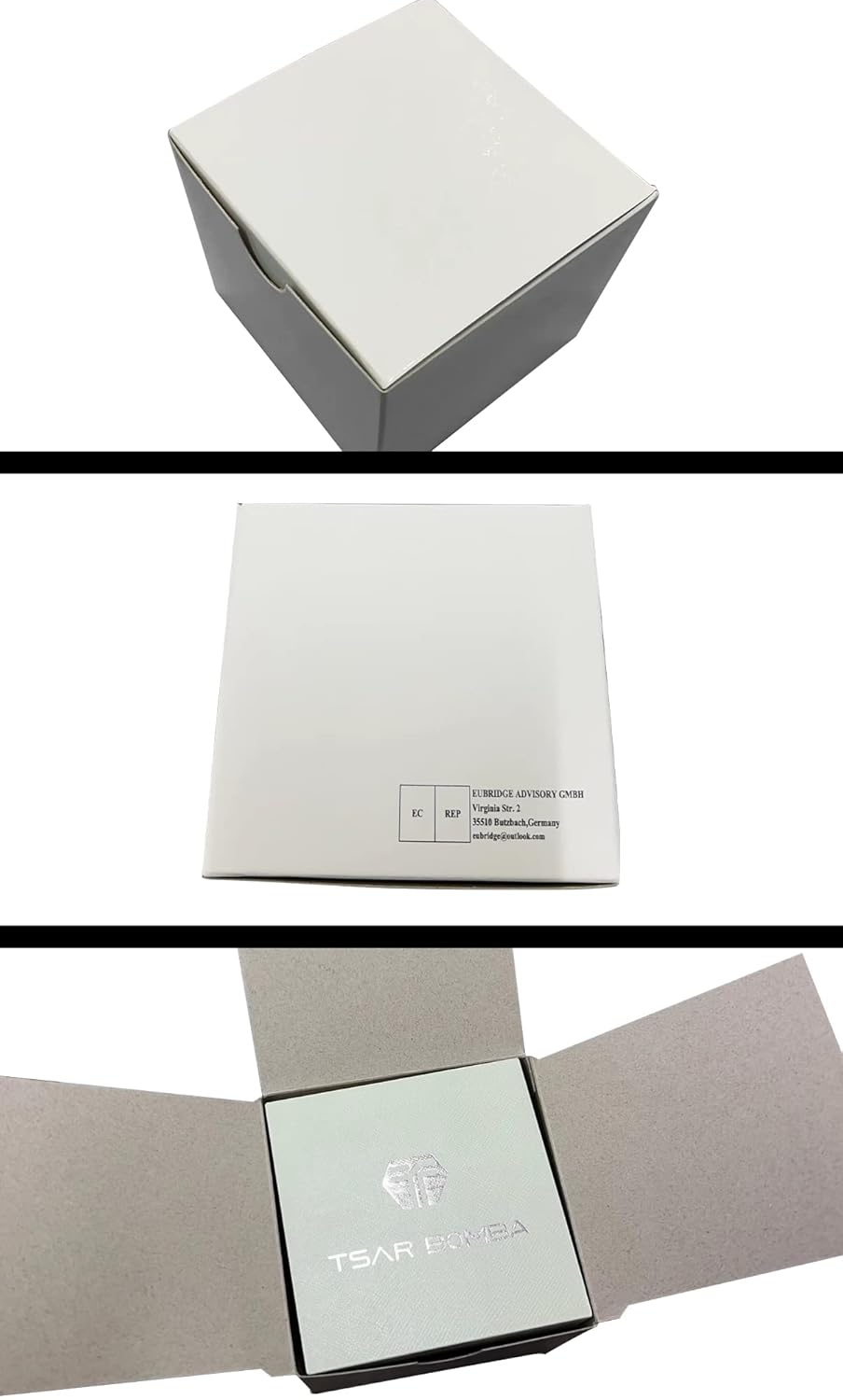 TSAR BOMBA Men's Automatic Watch Tonneau Luxury Skeleton Watches for Men Mechanical 50M Waterproof Analogue Watches Mens Unique Cool Silver Square Big Face Dial Wristwatch with Silicone Strap Band