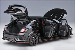 1 18 for Honda Civic Type R FK8 2021 Car Model Alloy Collection Model Diecast Car Enthusiast Collectible Ornaments Simulation Vehicle Playset(Yellow)