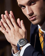 TSAR BOMBA Mens Watches Luxury Tonneau Watches for Men Waterproof 50M Analog Watch Chronograph Calendar Date Men’s Dress Business Work Watch Diver Large Square Face Wristwatch