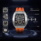 TSAR BOMBA Mens Watches Luxury Tonneau Watches for Men Waterproof 50M Analog Watch Chronograph Calendar Date Men’s Dress Business Work Watch Diver Large Square Face Wristwatch