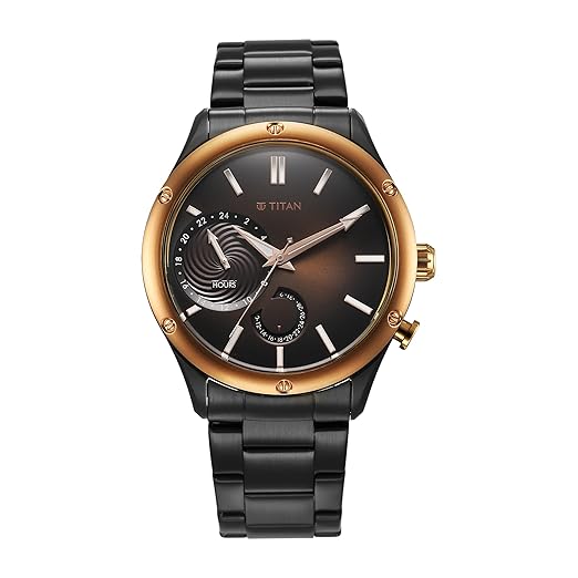 Titan Steallr Analog Watch - for Men 10009KM02