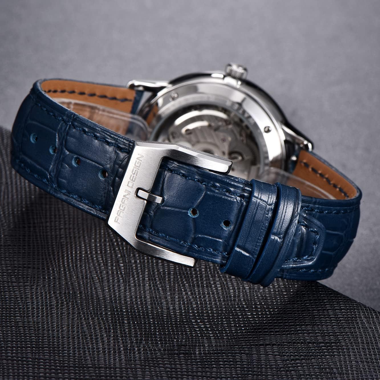 Pagani Design 1759 Automatic Men's Watches Fashion Dress Self-Winding Watch Leather Strap 100 m Waterproof Casual Style