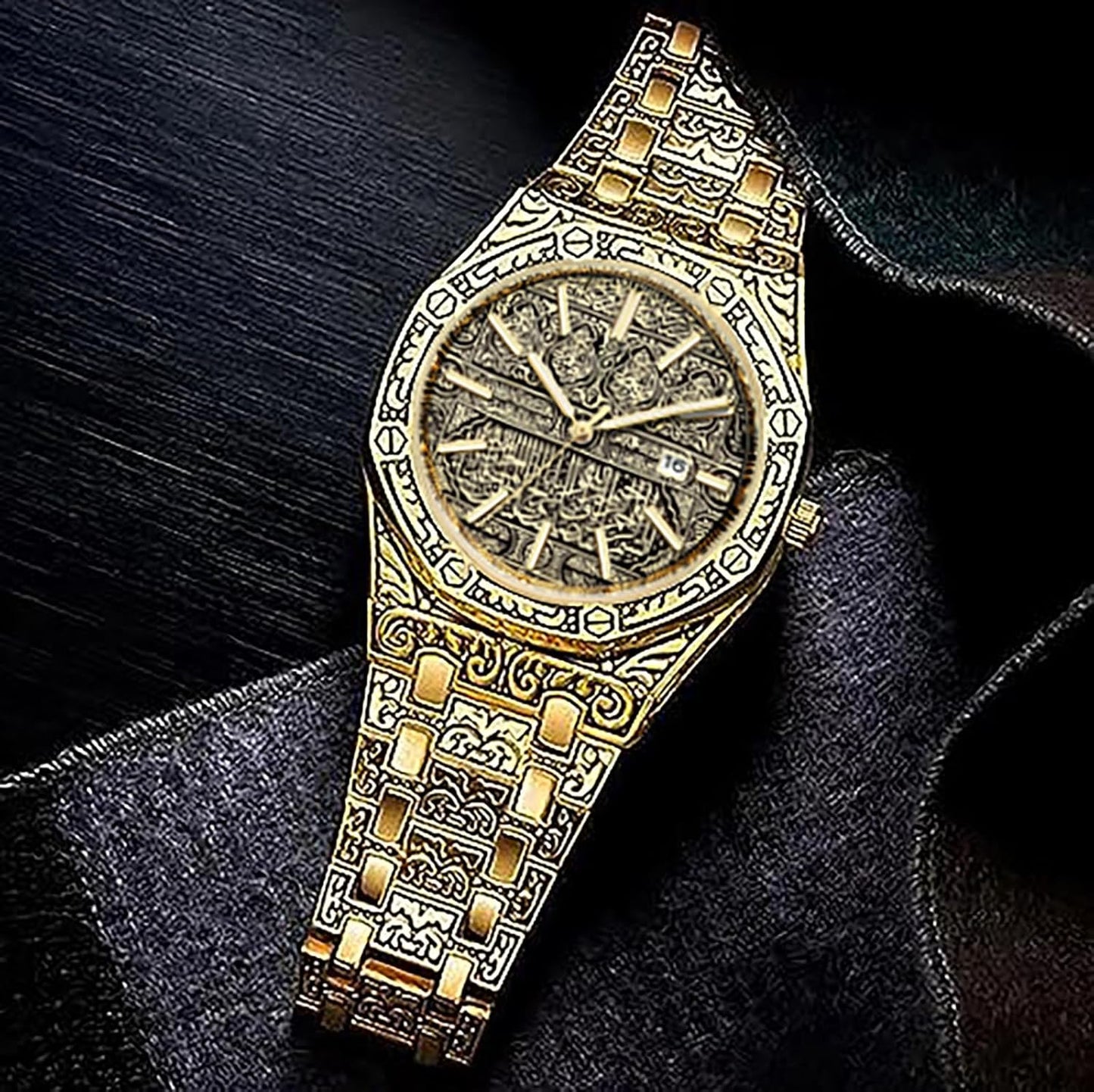 Men's Octagonal Classic Watch