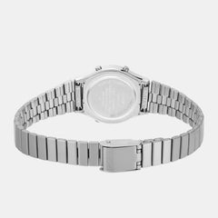 Vintage Unisex Quartz Pink Dial Digital Stainless Steel Watch A2231