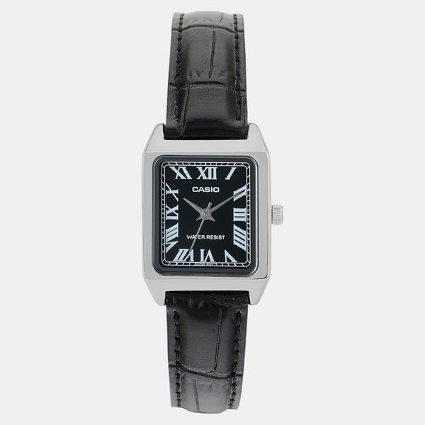 Enticer Women Quartz Black Dial Analog Leather Watch A2286