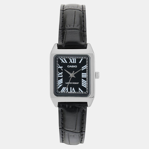 Enticer Women Quartz Black Dial Analog Leather Watch A2286