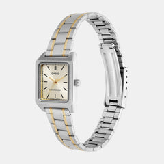 Enticer Women Quartz Gold Dial Analog Stainless Steel Watch A2294