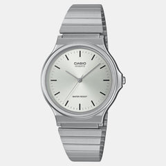 Youth Women Quartz Silver Dial Analog Stainless Steel Watch A2296