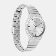 Youth Women Quartz Silver Dial Analog Stainless Steel Watch A2296
