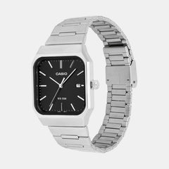 Enticer Men Quartz Black Dial Analog Stainless Steel Watch A2465