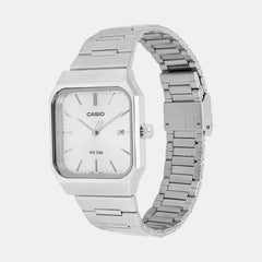 Enticer Men Quartz Silver Dial Analog Stainless Steel Watch A2468