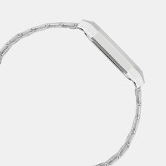 Enticer Men Quartz Silver Dial Analog Stainless Steel Watch A2468