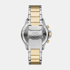 World Explorer Men Solar Green Dial Chronograph Stainless Steel Watch AR11695