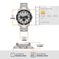 Men Quartz Silver Dial Chronograph Stainless Steel Watch AX1969