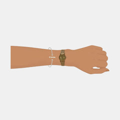 Classics Women Quartz Gold Dial Analog Stainless Steel Watch B304