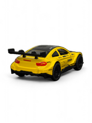 Yellow - BMW M4 Diecast Model Car 1:36 Scale | Alloy Toy Vehicle with Pullback Action | Collector's Gift for Kids & Adults LMI15331.