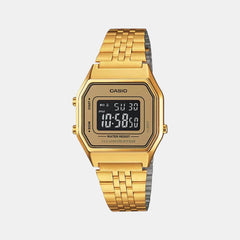 Vintage Unisex Quartz Two Tone Dial Digital Stainless Steel Watch D127