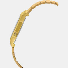 Vintage Unisex Quartz Black Dial Digital Stainless Steel Watch D198