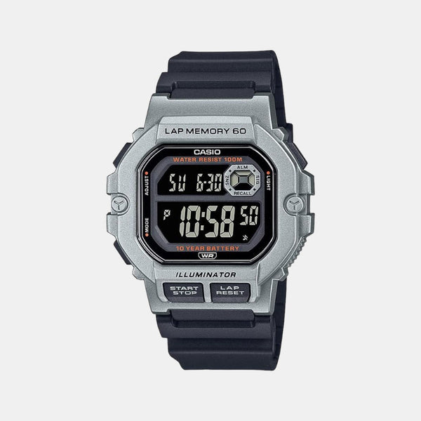 Youth Unisex Quartz Black Dial Digital Resin Watch D270