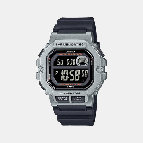 Youth Unisex Quartz Black Dial Digital Resin Watch D270