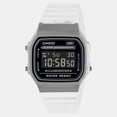 Vintage Unisex Quartz Black Dial Digital Stainless Steel Watch D306