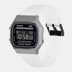 Vintage Unisex Quartz Black Dial Digital Stainless Steel Watch D306