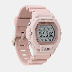 Youth Unisex Quartz Pink Dial Digital Resin Watch D317