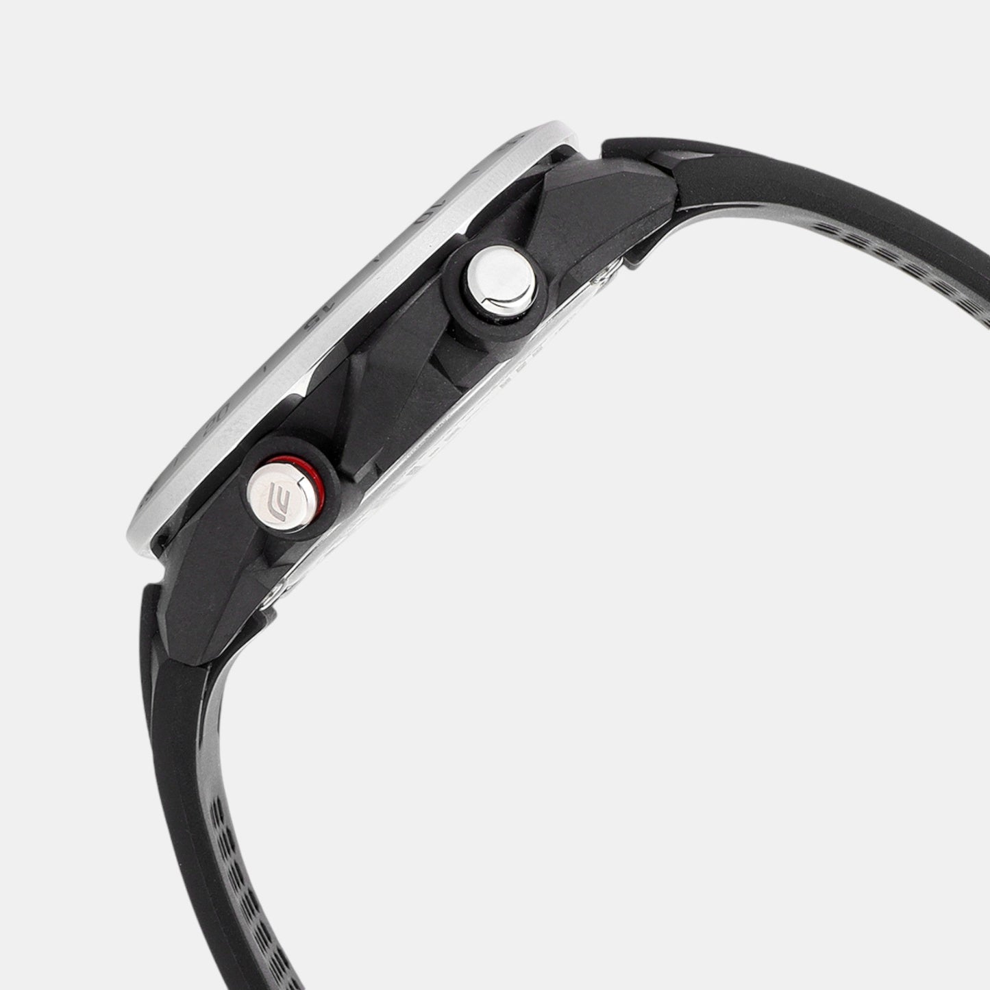 Edifice Men Quartz Black Dial Analog-Digital Resin Watch ED591