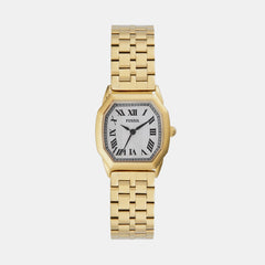 Harlow Women Quartz Cream Dial Analog Stainless Steel Watch ES5361