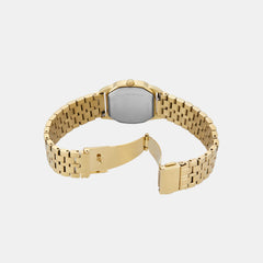 Harlow Women Quartz Cream Dial Analog Stainless Steel Watch ES5361