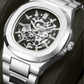 Loravento Skeleton Automatic Onyx Steel