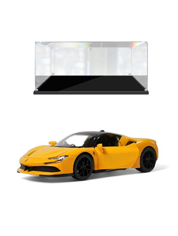 Yellow - Ferrari SF90 Spider Diecast Car – Premium Collectible Model | Metal Sports Car Toy for Enthusiasts - Scale 1:32.