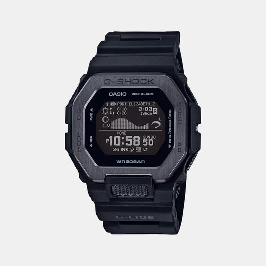 G-Shock Men Quartz Black Dial Digital Resin Watch G1125