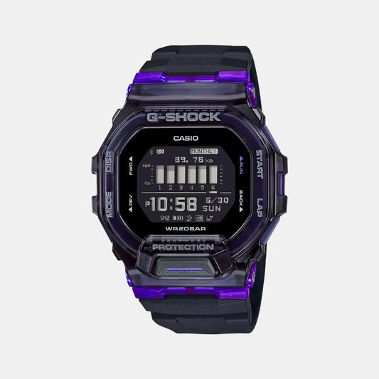 G-Shock Men Quartz Black Dial Digital Resin Watch G1196