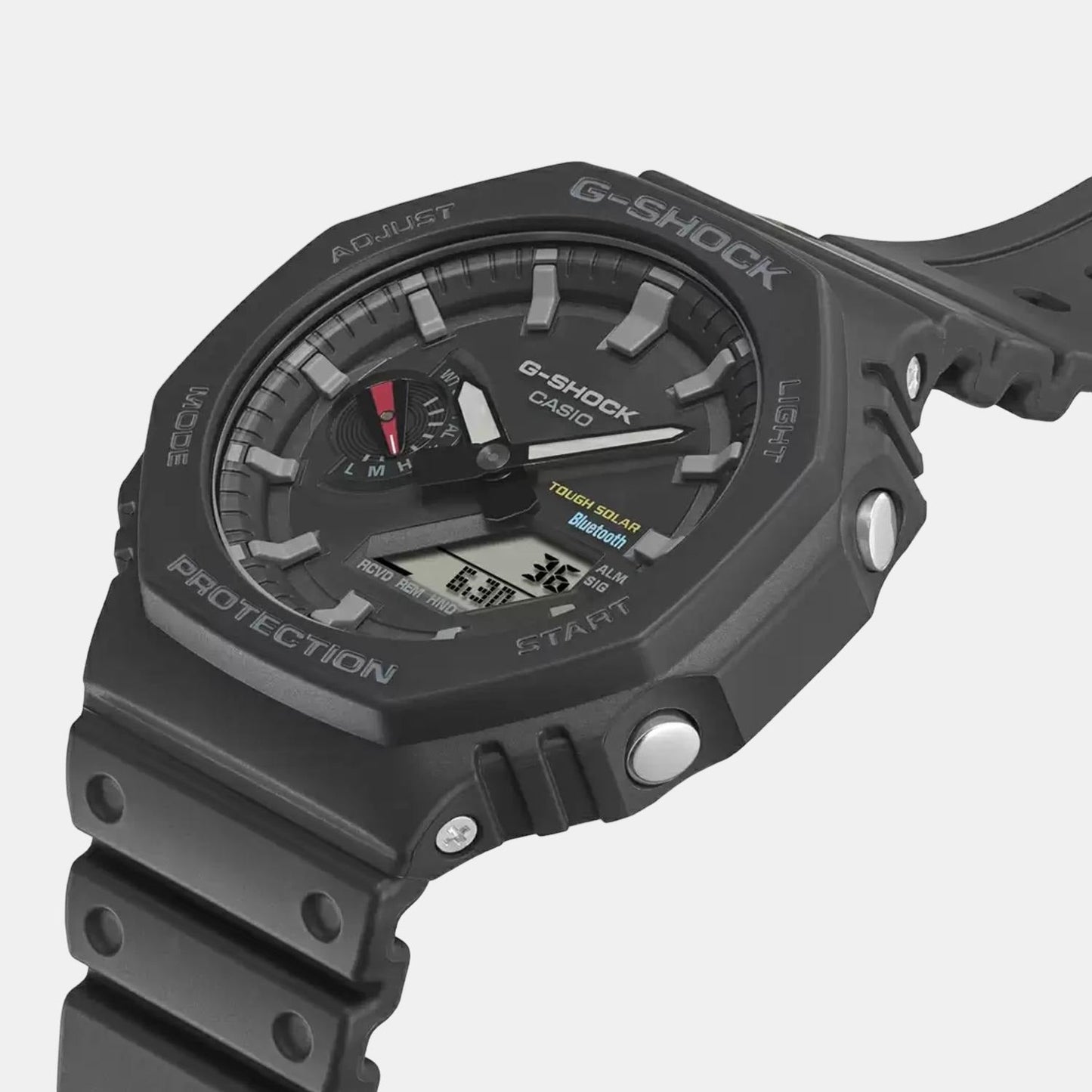 G-Shock Men Quartz Grey Dial Analog-Digital Resin Watch G1241