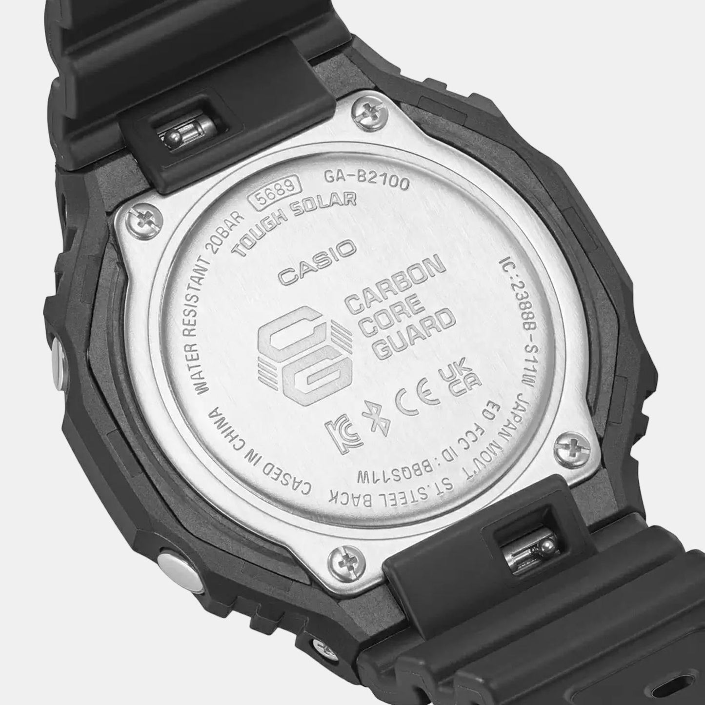 G-Shock Men Quartz Grey Dial Analog-Digital Resin Watch G1241