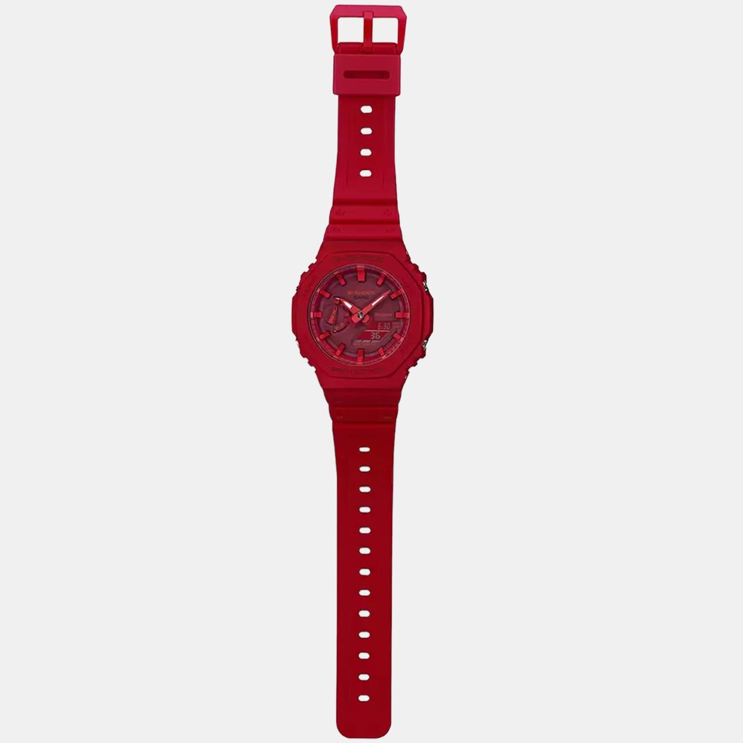 G-Shock Men Quartz Red Dial Analog-Digital Resin Watch G988