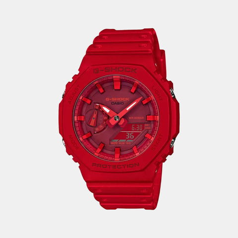 G-Shock Men Quartz Red Dial Analog-Digital Resin Watch G988