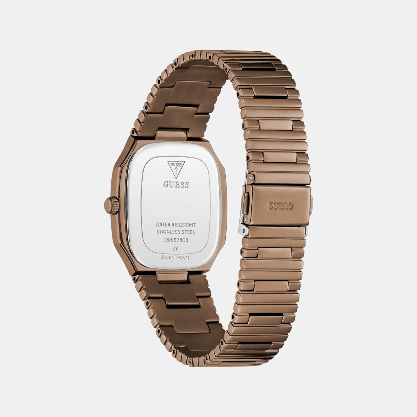 Dress Men Quartz Bronze Dial Analog Recycled Steel Watch GW0978G3