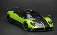 1/18 Almost Real AR+ Pagani Zonda Cinque Coupe 2009 White Diecast Full Open