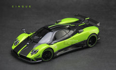 1/18 Almost Real AR+ Pagani Zonda Cinque Coupe 2009 White Diecast Full Open