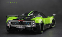 1/18 Almost Real AR+ Pagani Zonda Cinque Coupe 2009 White Diecast Full Open